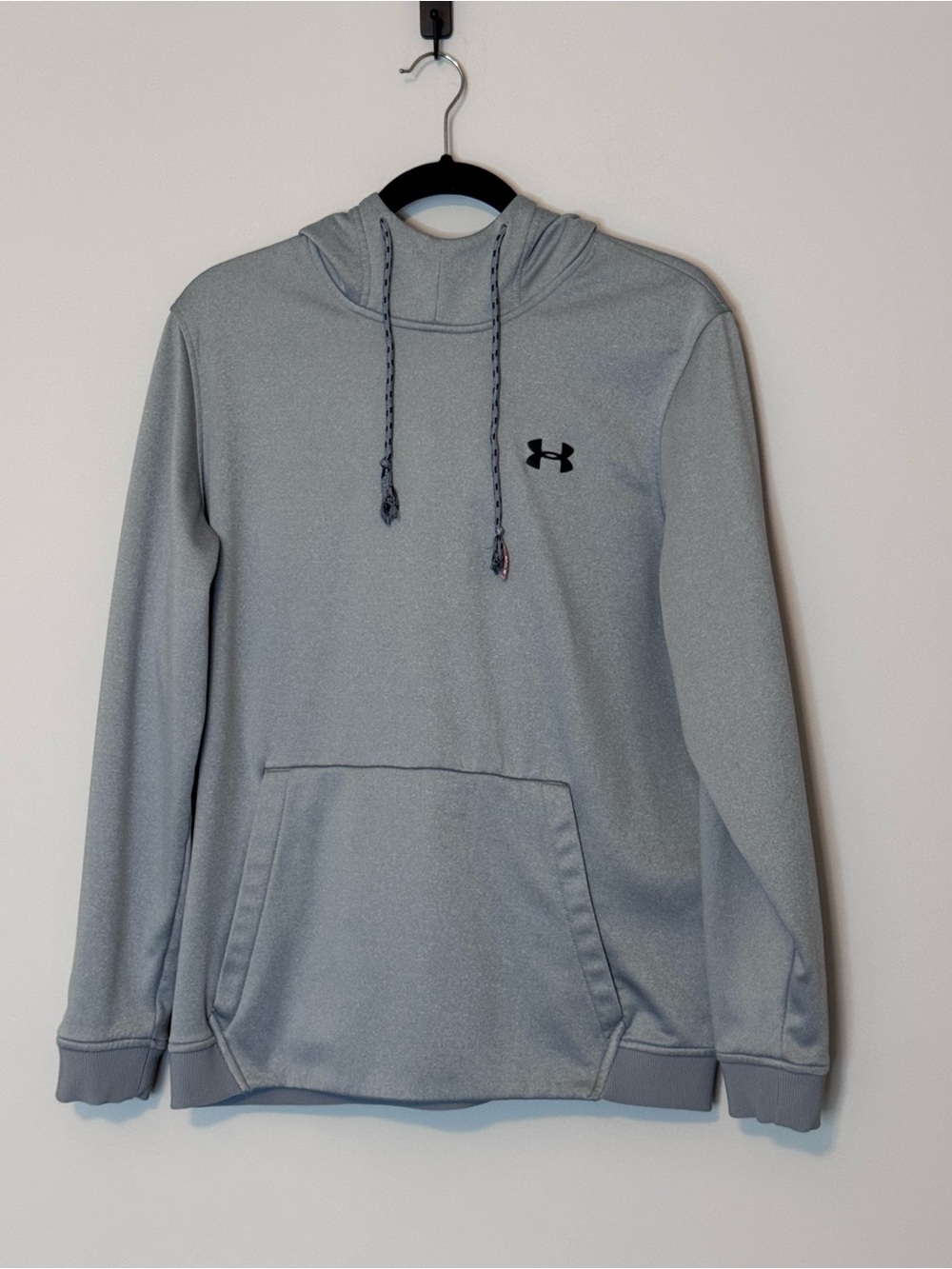 Under Armour ColdGear Men’s Large Gray Pullover Performance Hoodie